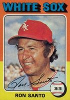 1975 Topps #35 Ron Santo Baseball Card