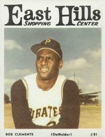 1966 East Hills Pirates #21 Roberto Clemente Baseball Card