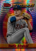 2021 Topps Finest Flashbacks #198 Tarik Skubal Prism Refractor Baseball Card
