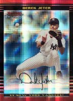 2002 Bowman Chrome #2 Derek Jeter Xfractor Baseball Card