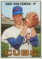 1967 Topps #185 Ken Holtzman Baseball Card
