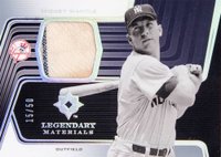 2004 Ultimate Collection Legendary Materials #LM-MM Mickey Mantle Baseball Card
