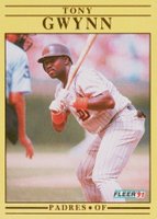 1991 Fleer #529 Tony Gwynn Baseball Card