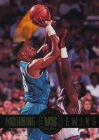 1993 Skybox Premium Showdown Series #SS1 Mourning/Ewing Basketball Card
