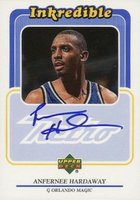 1999 Upper Deck Retro Inkredible #AN Anfernee Hardaway Basketball Card