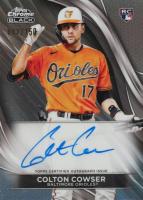 2024 Topps Chrome Black Autographs #CC Colton Cowser Refractor Baseball Card