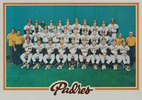 1978 Topps #192 San Diego Padres Team Baseball Card