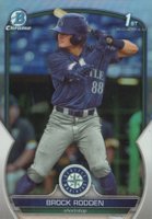 2023 Bowman Draft #BDC171 Brock Rodden Chrome-Refractor Baseball Card