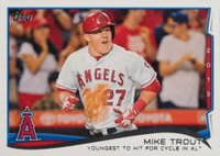 2014 Topps #364 Mike Trout Baseball Card