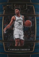 2021 Panini Select #21 Cameron Thomas Blue Basketball Card