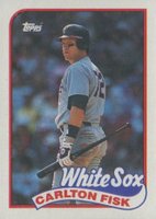 1989 Topps #695 Carlton Fisk Baseball Card