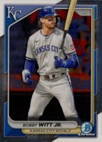 2024 Bowman Chrome #1 Bobby Witt Jr. Baseball Card