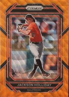 2023 Panini Prizm #160 Jackson Holliday Orange Wave Baseball Card