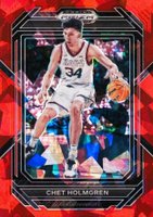 2023 Panini Prizm Draft Picks #76 Chet Holmgren Red Ice Basketball Card