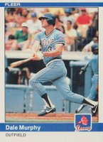 1984 Fleer #186 Dale Murphy Baseball Card