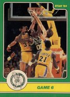 1984 Star Celtics Champions #17 Game 6 Basketball Card