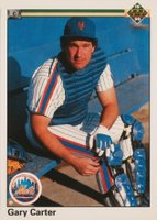 1990 Upper Deck #168 Gary Carter No Copyright Baseball Card