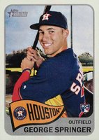 2014 Topps Heritage  #H557 George Springer Baseball Card