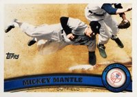 2011 Topps #7 Mickey Mantle Baseball Card