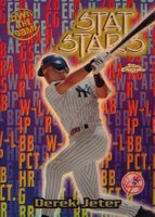2000 Topps Chrome Own the Game #OTG12 Derek Jeter Refractor Baseball Card