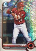 2022 Bowman Draft #BDC122 Sal Stewart Chrome-Asia Refractor Baseball Card
