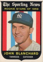1959 Topps #117 John Blanchard Baseball Card