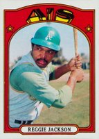 1972 Topps #435 Reggie Jackson Baseball Card