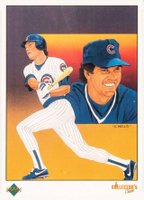 1989 Upper Deck #675 Ryne Sandberg Cubs Checklist Baseball Card