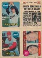 1969 Topps 4 in 1's # Gerry Arrigo/Jim Perry/Red Sox Rookie Stars/World Series Game 7 Baseball Card