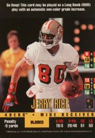 1995 Donruss Red Zone # Jerry Rice Football Card