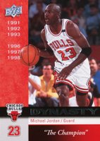 2008 Upper Deck Bulls Dynasty #CHI10 Michael Jordan Basketball Card