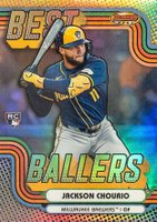 2024 Bowman's Best Best Ballers #BB21 Jackson Chourio Baseball Card