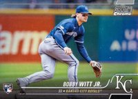 2022 Topps Stadium Club #2 Bobby Witt Jr. Chrome-Refractor Baseball Card