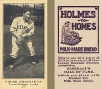 1916 Holmes for Homes Bread #16 Roger Bresnahan Baseball Card