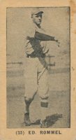 1927 York Caramel Type 1 #55 Ed Rommel Baseball Card