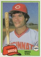 1981 Topps #848 Mike Vail Traded Baseball Card