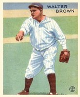 1933 Goudey #192 Walter Brown Baseball Card