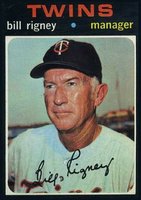 1971 Topps #532 Bill Rigney Baseball Card