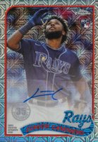 2024 Topps Silver Pack 1989 Chrome Promo #63 Junior Caminero Series 2-Autograph Baseball Card