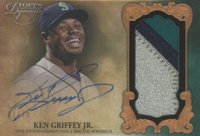 2021 Topps Dynasty Autographed Patch #KGJ4 Ken Griffey Jr. Baseball Card