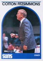 1989 Hoops #14 Cotton Fitzsimmons Basketball Card
