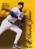 1996 Select Certified #100 Derek Jeter Mirror Gold Baseball Card