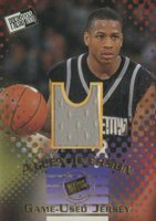 1996 Press Pass Jersey #J1 Allen Iverson Basketball Card