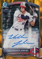 2025 Bowman Chrome Prospect Autographs #CPAWJ Walker Jenkins Gold Lava Baseball Card