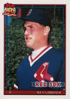 1991 Topps Tiffany #629 Wes Gardner Baseball Card