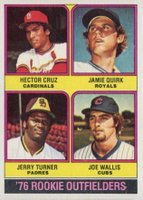 1976 Topps #598 Rookie Outfielders Baseball Card