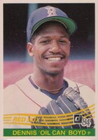 1984 Donruss #457 Dennis Boyd Baseball Card