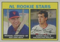 2016 Topps Heritage #181 Aaron Nola/Michael Conforto Baseball Card