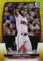 2023 Bowman Mega Box Chrome #73 Corbin Carroll Yellow Baseball Card