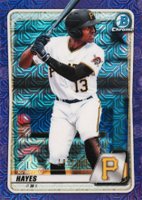2020 Bowman Chrome Prospects #BCP220 KE'Bryan Hayes Purple Refractor Baseball Card